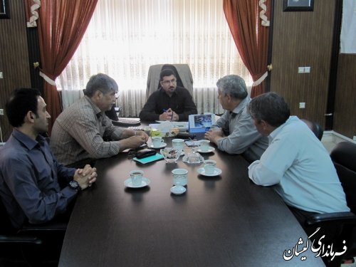برگزاری جلسه سرمایه گذار بخش کشاورزی با معاون فرماندار