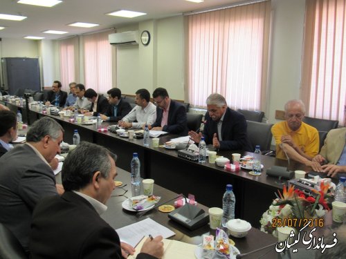 جلسه هماهنگی حضور سرمایه گذاران کشور مجارستان در شهرستان گمیشان