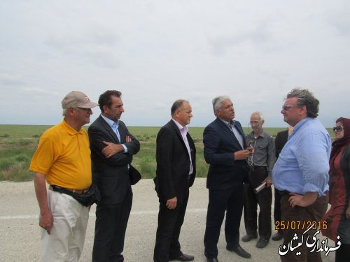 بازدید گروه سرمایه گذاری کشور مجارستان از ظرفیت های شهرستان گمیشان