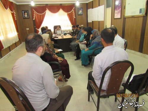 جلسه هماهنگی استقبال از کاروان خدام رضوی در شهرستان گمیشان برگزار شد