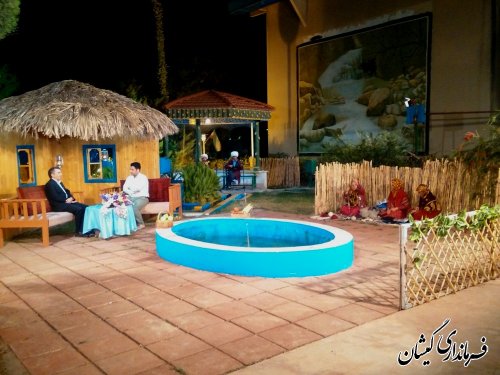 حضور فرماندار گمیشان در برنامه زنده تلویزیونی شب های هیرکان