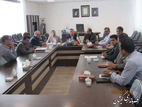 جلسه هماهنگی احداث نیروگاه 25 مگاواتی در شهرستان گمیشان برگزار شد