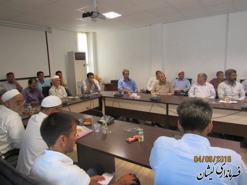 دیدار تعاون گران،اتحادیه هاونمایندگان اتاق تعاون با فرماندار گمیشان