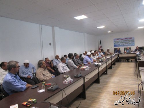 دیدار تعاون گران،اتحادیه هاونمایندگان اتاق تعاون با فرماندار گمیشان