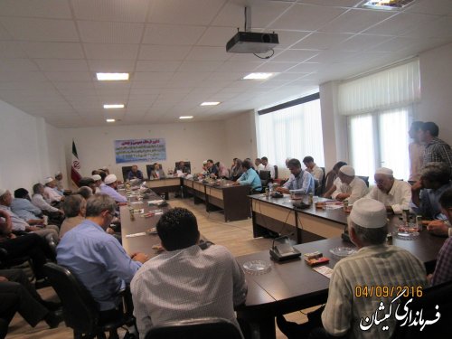 دیدار تعاون گران،اتحادیه هاونمایندگان اتاق تعاون با فرماندار گمیشان