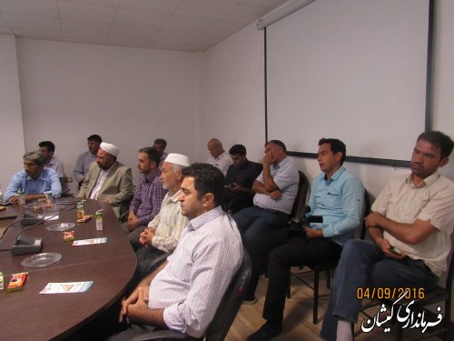 دیدار تعاون گران،اتحادیه هاونمایندگان اتاق تعاون با فرماندار گمیشان
