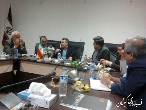 دومین جلسه هماهنگی احداث نیروگاه 25 مگاواتی در شهرستان گمیشان برگزار شد