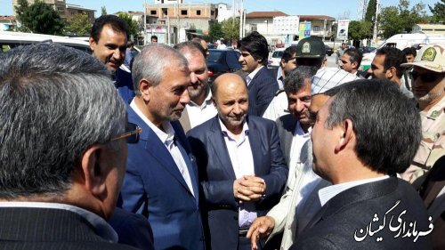 وزیر تعاون، کار ورفاه اجتماعی وارد شهرستان گمیشان شد