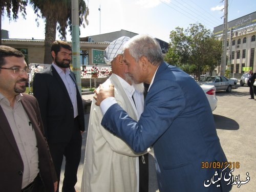 وزیر تعاون، کار ورفاه اجتماعی وارد شهرستان گمیشان شد