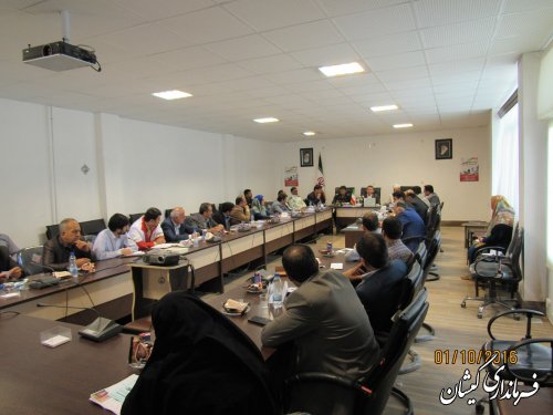 جلسه ستاد اجلاسیه 4000 شهید استان در شهرستان گمیشان برگزار شد