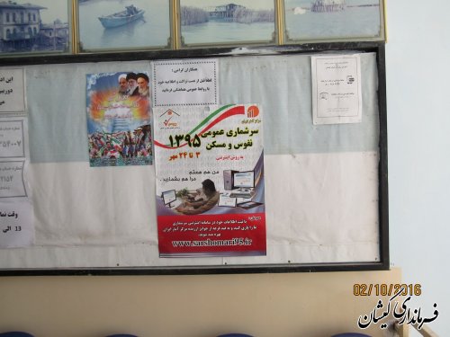 شرکت امام جمعه و مسئولان شهرستان در طرح سرشماری اینترنتی