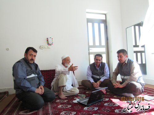 شرکت امام جمعه و مسئولان شهرستان در طرح سرشماری اینترنتی