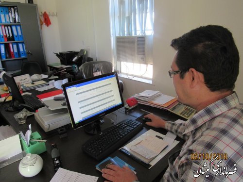 شرکت امام جمعه و مسئولان شهرستان در طرح سرشماری اینترنتی