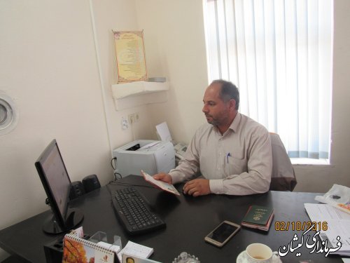 شرکت امام جمعه و مسئولان شهرستان در طرح سرشماری اینترنتی