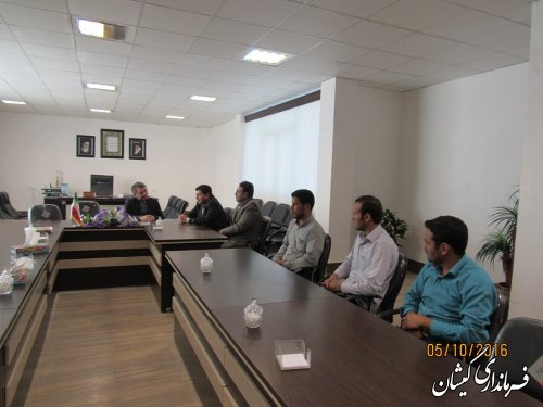 رئیس و کارکنان دامپزشکی شهرستان با فرماندار گمیشان دیدار کردند