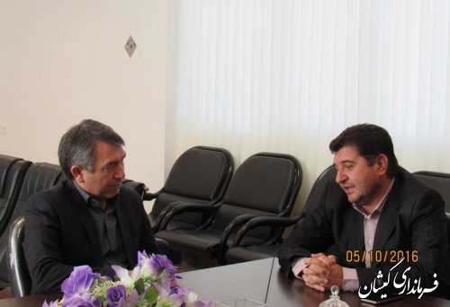رئیس و کارکنان دامپزشکی شهرستان با فرماندار گمیشان دیدار کردند