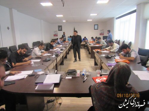 آزمون کتبی ماموران متقاضی شرکت در سرشماری نفوس و مسکن شهرستان گمیشان برگزار شد