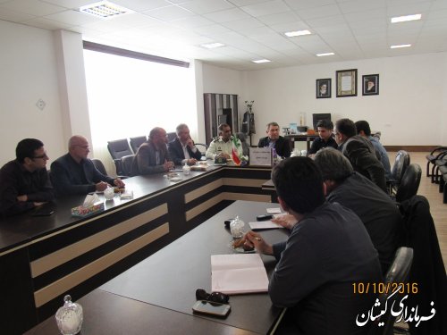 جلسه شورای حفاظت از منابع آب شهرستان گمیشان برگزار شد