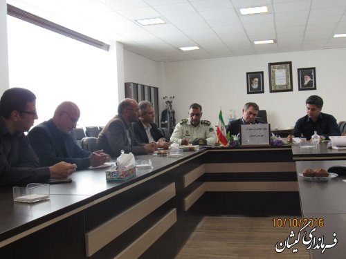 جلسه شورای حفاظت از منابع آب شهرستان گمیشان برگزار شد