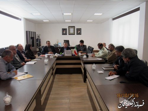 جلسه کمیسیون ساماندهی اتباع و مهاجرین خارجی شهرستان گمیشان برگزار شد