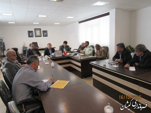 جلسه کمیسیون ساماندهی اتباع و مهاجرین خارجی شهرستان گمیشان برگزار شد