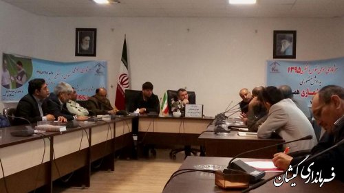 دومین جلسه شورای پشتیبانی سواد آموزی شهرستان گمیشان برگزار شد