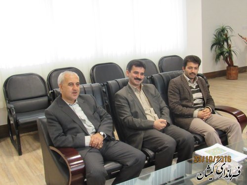 دیدار مدیر امور ماهیان خاویاری استان با فرماندار گمیشان