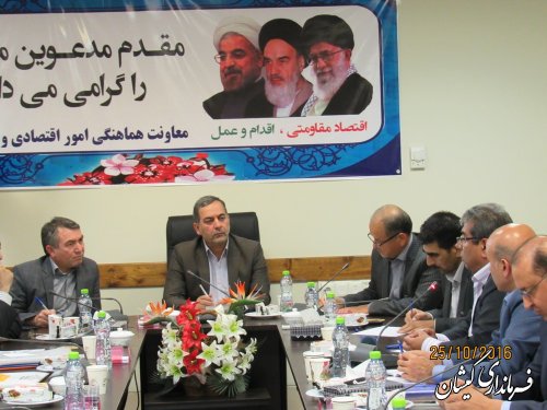 جلسه هماهنگی واگذاری عرصه 1000 هکتاری میگو به سرمایه گذاران بومی گمیشان