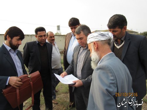 حضور مدیر عامل شرکت مخابرات استان گلستان در شهرستان گمیشان