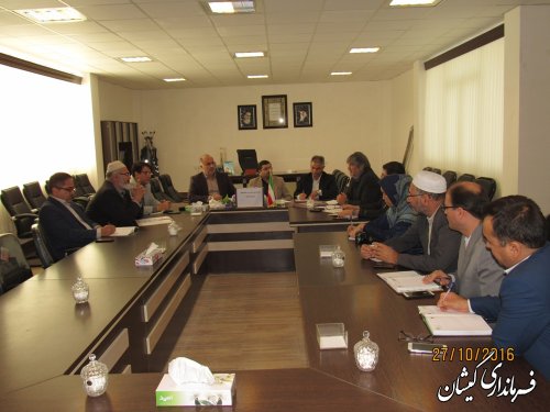 جلسه کارگروه کشاورزی و منابع طبیعی شهرستان گمیشان برگزار شد