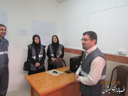 بازدید ناظرین ستاد سرشماری کشور از ستاد سرشماری شهرستان گمیشان