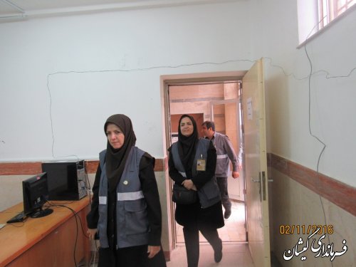 بازدید ناظرین ستاد سرشماری کشور از ستاد سرشماری شهرستان گمیشان