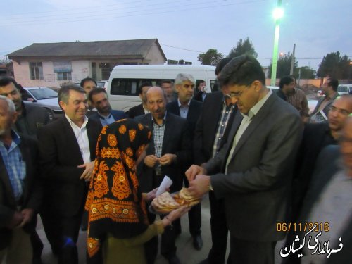 بازدید مهندس شاملو معاون عمران روستایی بنیاد مسکن کشور از روستاهای گمیشان