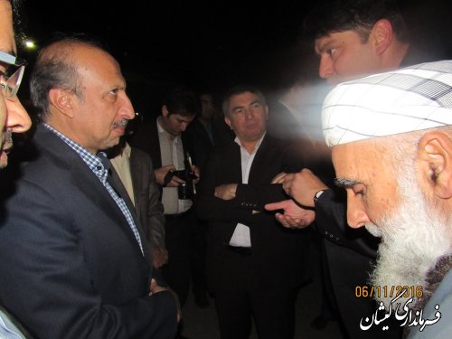 بازدید مهندس شاملو معاون عمران روستایی بنیاد مسکن کشور از روستاهای گمیشان