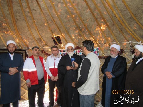 نماینده ولی فقیه در جمعیت هلال احمر کشور در شهرستان گمیشان حضور یافت