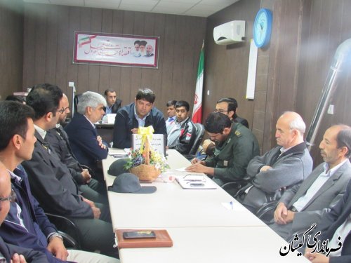 جلسه هماهنگی و برنامه ریزی برگزاری یادواره شهدای بخش گلدشت برگزار شد