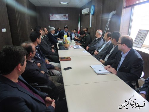 جلسه هماهنگی و برنامه ریزی برگزاری یادواره شهدای بخش گلدشت برگزار شد