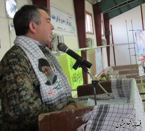 اجتماع بزرگ مدافعان حرم بسیجیان شهرستان گمیشان برگزار شد