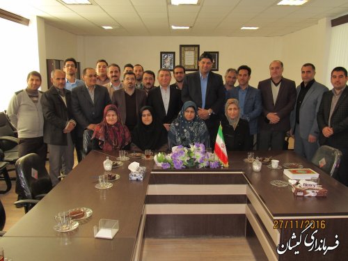 جلسه داخلی کارکنان فرمانداری و بخشداری های تابعه شهرستان گمیشان برگزار شد