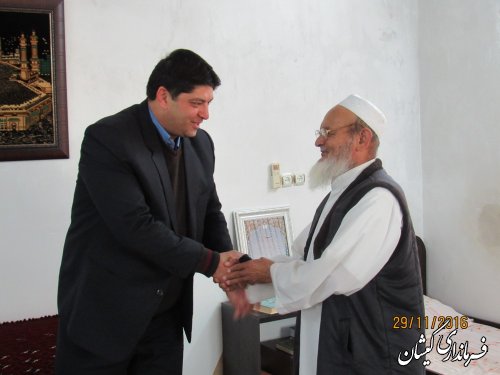 دیدار فرماندار گمیشان با امام جمعه شهرستان