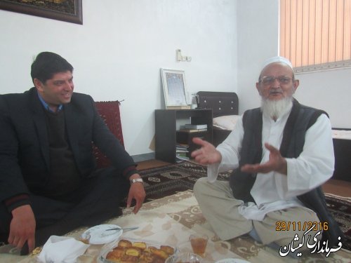 دیدار فرماندار گمیشان با امام جمعه شهرستان