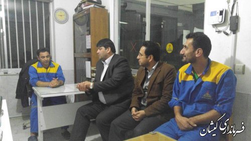 بازدید شبانه و سرزده فرماندار گمیشان از برخی دستگاه های خدمات رسان شهرستان