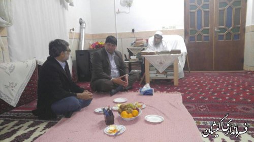 دیدار فرماندار گمیشان با امام جمعه سیمین شهر