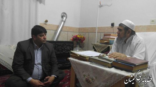 دیدار فرماندار گمیشان با امام جمعه سیمین شهر
