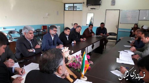 جلسه شورای آموزش و پرورش شهرستان گمیشان برگزار شد
