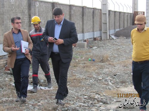 بازدید فرماندارگمیشان از پست برق  63.20 کیلو ولت شهرستان