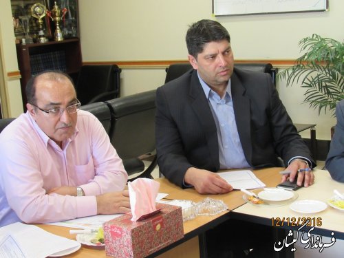 حضور فرماندار گمیشان در جلسه کمیته تصویب طرح های هادی روستایی