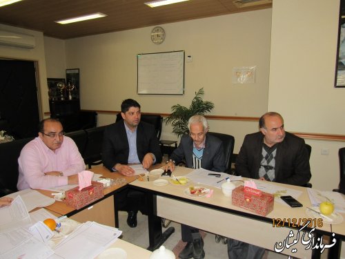 حضور فرماندار گمیشان در جلسه کمیته تصویب طرح های هادی روستایی