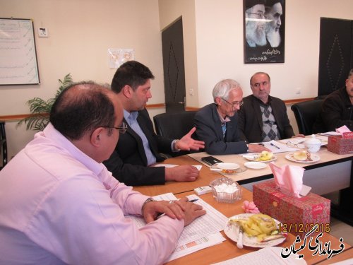 حضور فرماندار گمیشان در جلسه کمیته تصویب طرح های هادی روستایی