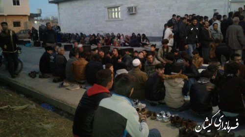 حضور فرماندار گمیشان در جشن هفته وحدت مسجد نبوت گمیش تپه